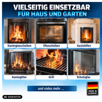 2x1 Liter Cleanerist Kaminglasreiniger