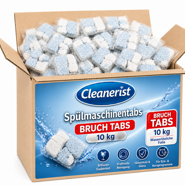 Spülmaschinentabs wasserlösliche Folie - 10 kg BRUCHWARE