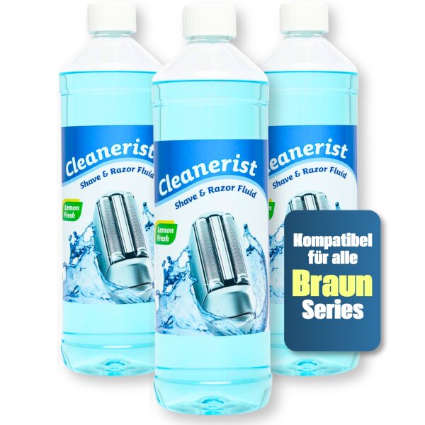 3x1 Liter Scherkopfreiniger Panasonic