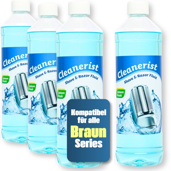 4x1 Liter Scherkopfreiniger Panasonic