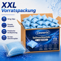 Spülmaschinentabs wasserlösliche Folie - 1 Tab = 18 Gramm - 2 kg