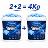 Spülmaschinentabs wasserlösliche Folie - 1 Tab...