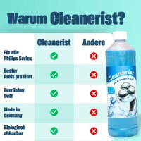 2x1 Liter Cleanerist Scherkopfreiniger für Philips Rasierer