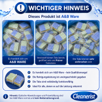 Spülmaschinentabs wasserlöslicher Folie – A&B-Ware / Sonderposten 10KG