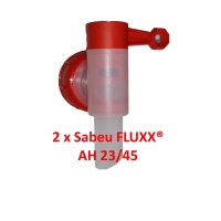 2 x FLUXX® Auslaufhahn AH23/45 für 2-10 Liter...