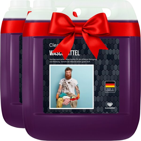 2x5 Liter Waschmittel flüssig "LIMITED EDITION BLACK DIAMOND" - für schwarze und dunkle Wäsche