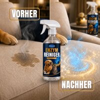 1L Enzymreiniger - Mikrobiologischer Geruchsentferner & Fleckenentferner, Katzenurin & Hundeurin