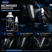 1 Liter Helmvisier-Versiegelung– mit praktischer Sprühflasche