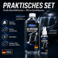 1 Liter Helmvisier-Versiegelung– mit praktischer Sprühflasche