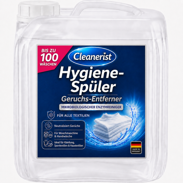 5 Liter Cleanerist Hygienespüler Geruchsentferner Enzymreiniger für die Wäsche