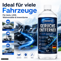 1L Cleanerist Enzymreiniger Geruchsentferner Auto LKW Wohnmobil Polster Textil