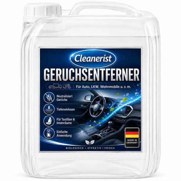 5L Cleanerist Enzymreiniger Geruchsentferner Auto LKW Wohnmobil Polster Textil