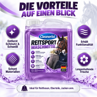 10 Liter Reitsport Waschmittel für Reithosen Schabracken Reiterkleidung