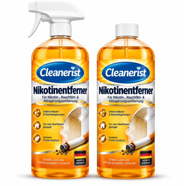 2x1 Liter Cleanerist Nikotinentferner