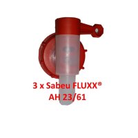 3x FLUXX® Auslaufhahn AH 23/61 für 15-60 Liter Kanister