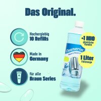 1 Liter Cleanerist Scherkopfreiniger für Braun Rasierer